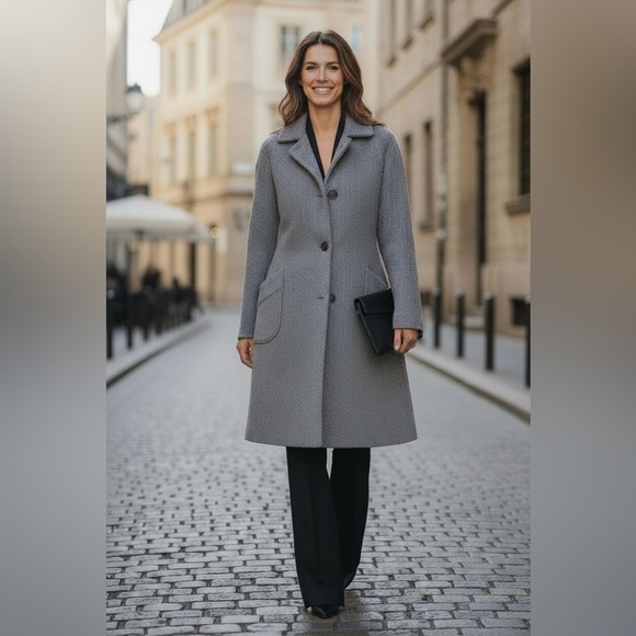 VINTAGE 1980’s HERMAN KAY Wool Coat - EUC - Picture 5 of 5